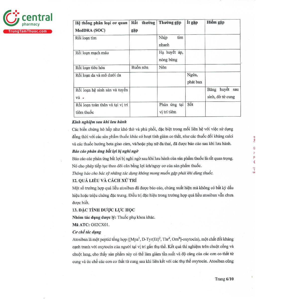 atosiban acetate injection 10 B0650