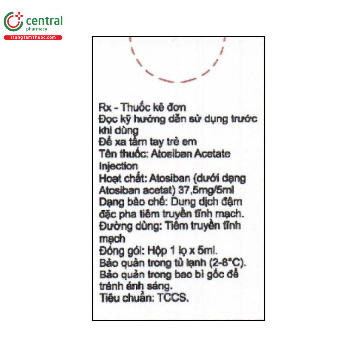 atosiban acetate injection 2 S7321
