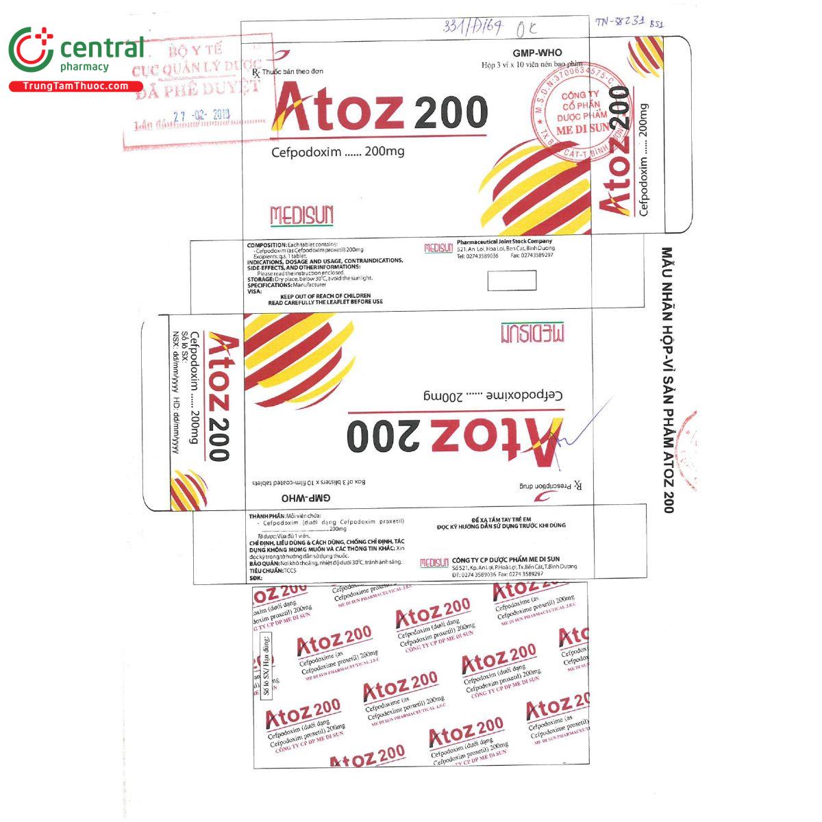 atoz 200 medisun 5 O5613