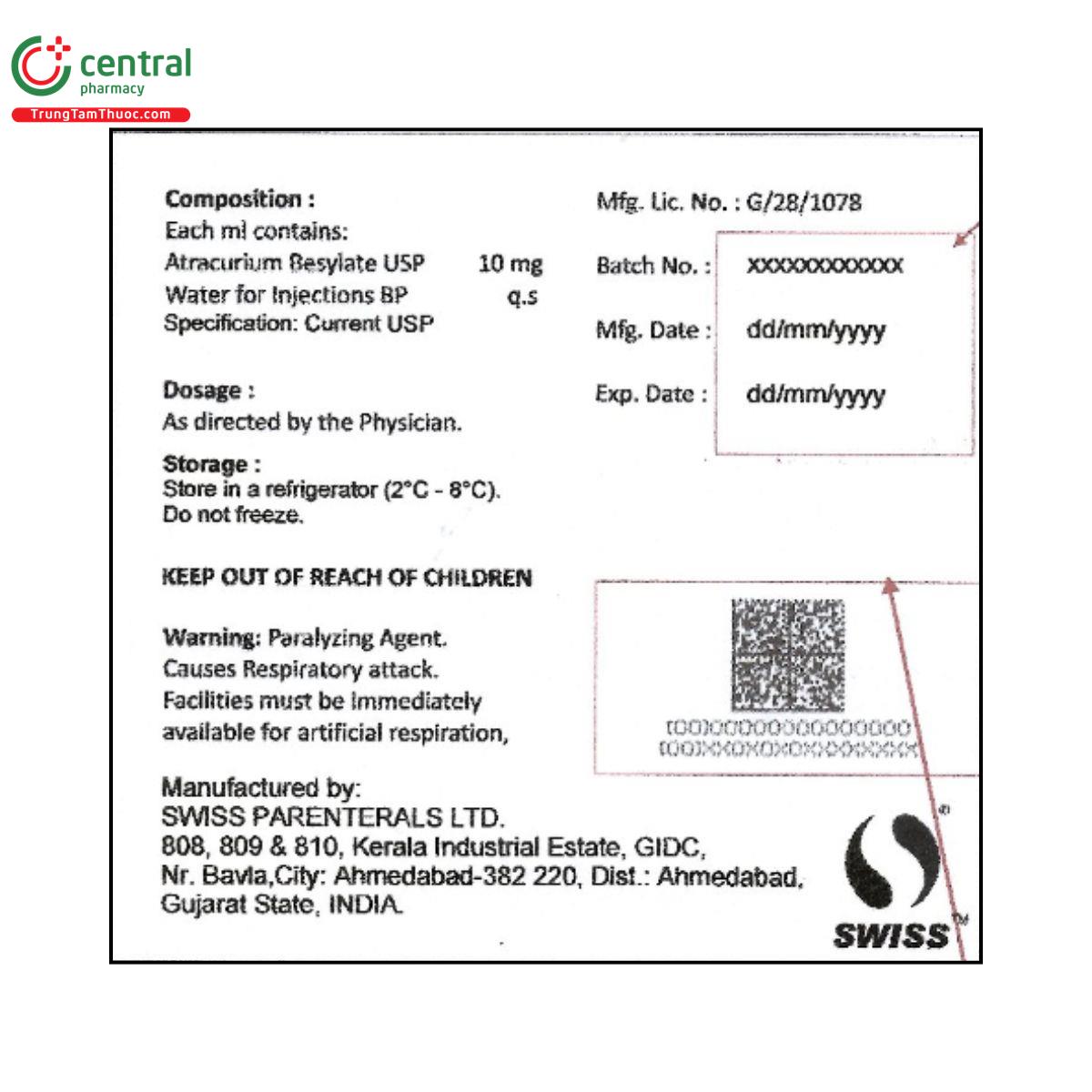 atracurium besylate injection usp 2 N5682 atracurium besylate injection usp 2 N5682