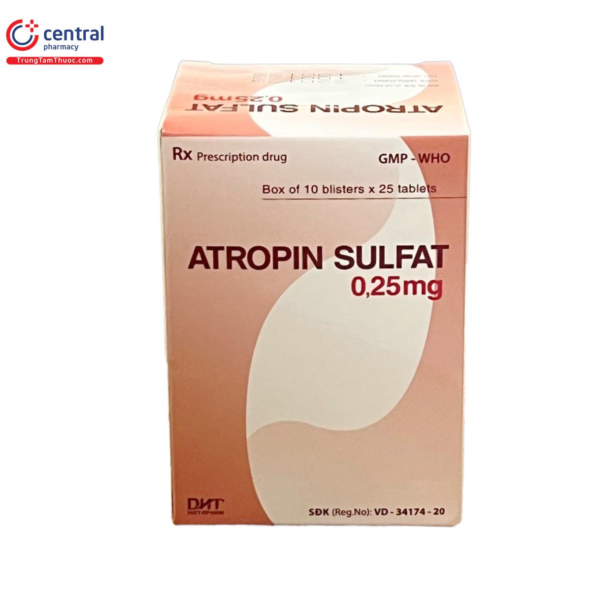 atropin sulfat 025 mg 1 M5114