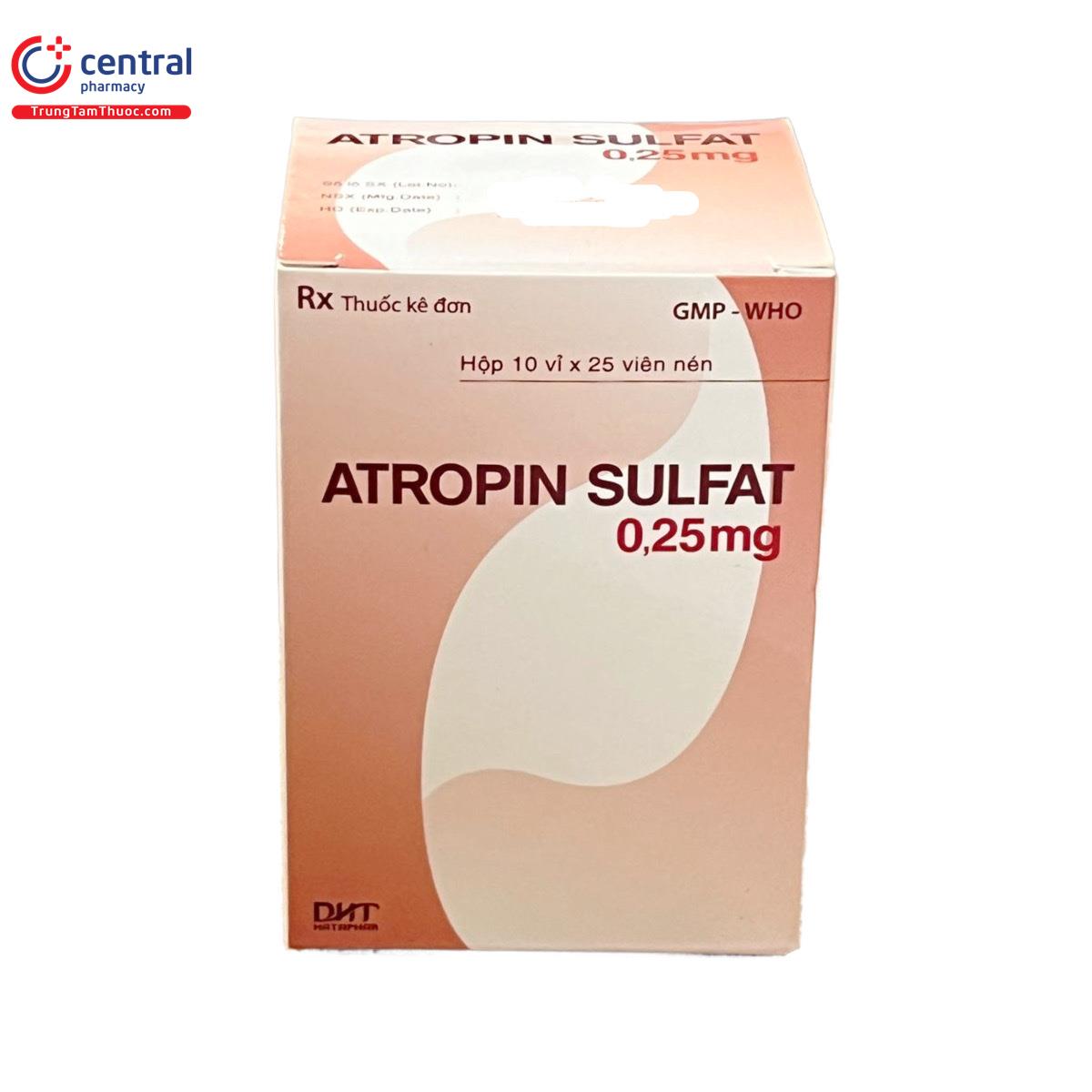 atropin sulfat 025 mg 2 O5607