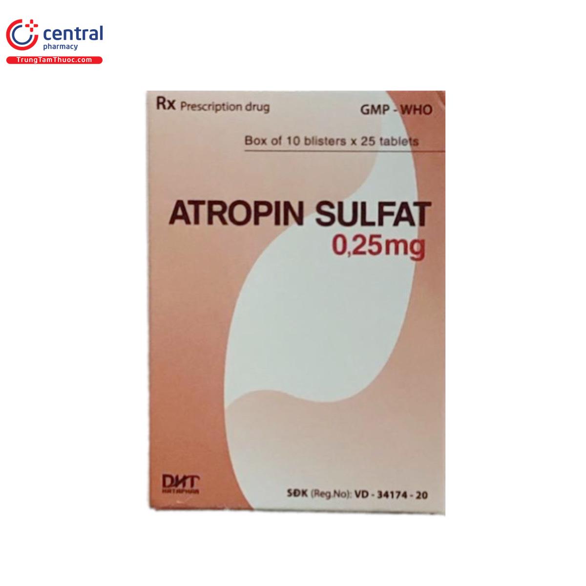 atropin sulfat 025 mg 9 G2748