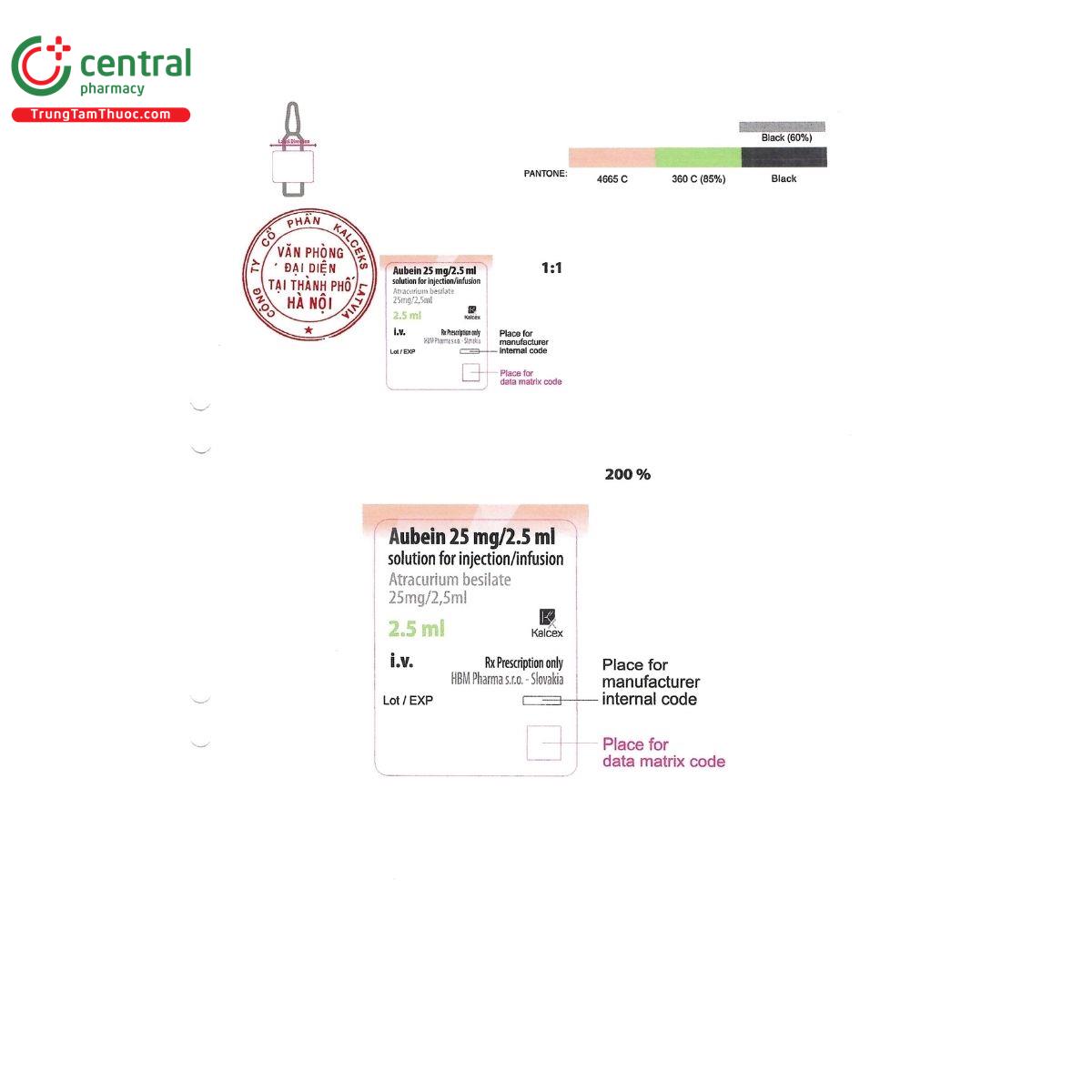 aubein 25mg 2 5ml solution for injection infusion 4 I3201 aubein 25mg 2 5ml solution for injection infusion 4 I3201