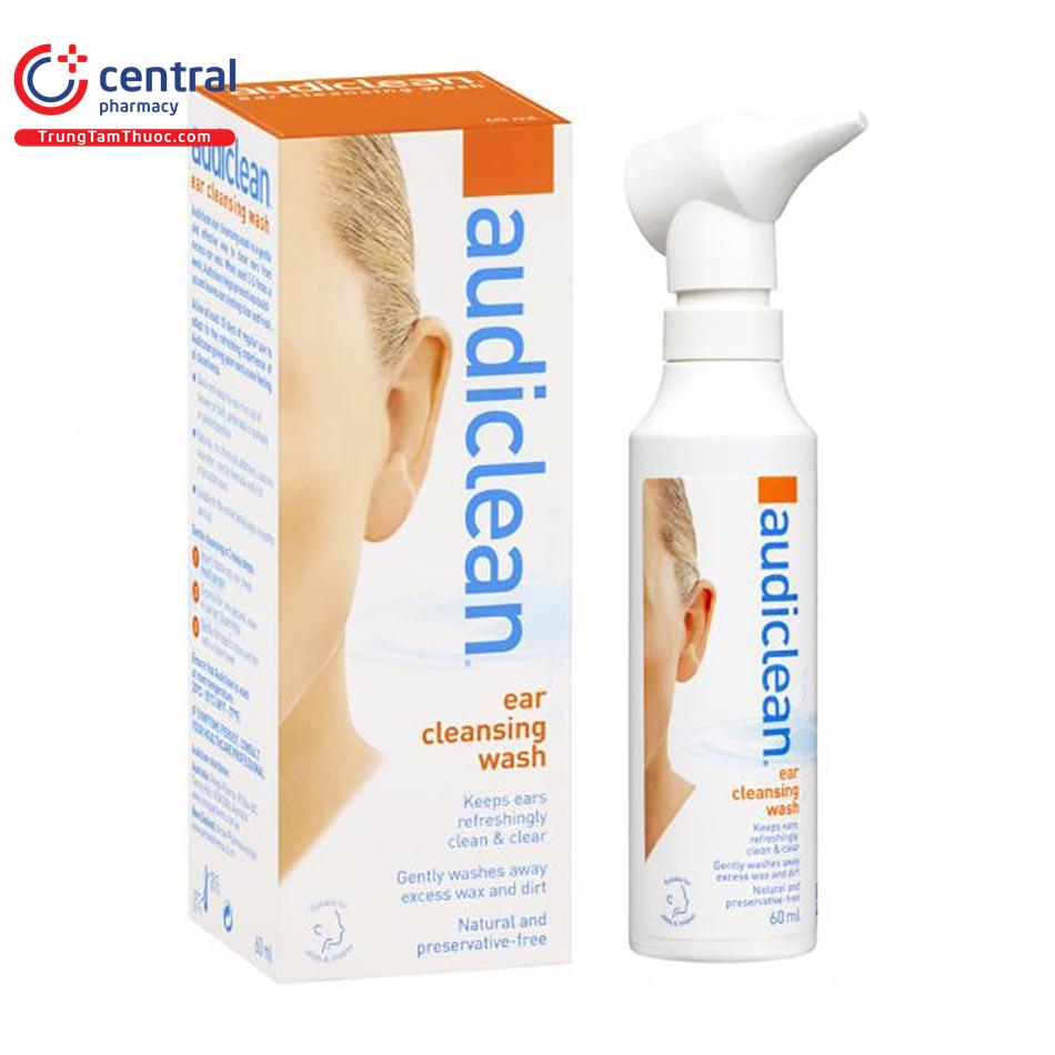 [CHÍNH HÃNG] Nước vệ sinh tai Audiclean Ear Cleansing Wash 60ml