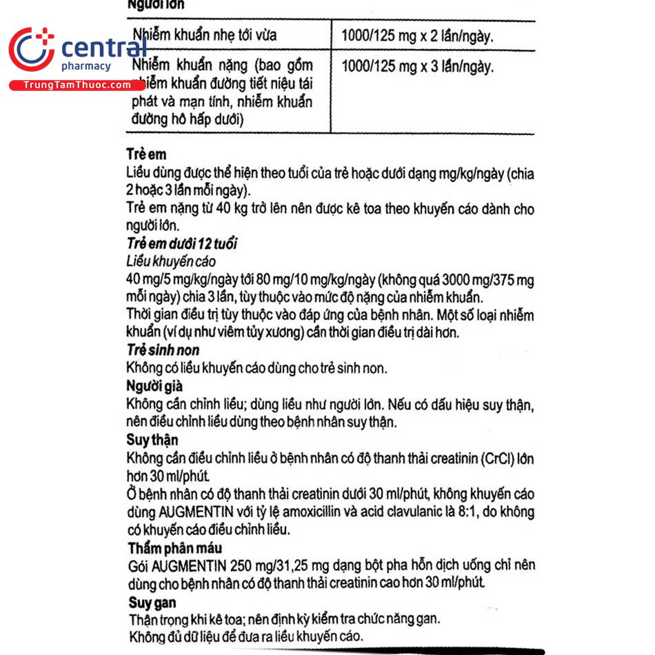 augmentin 250 9 V8146