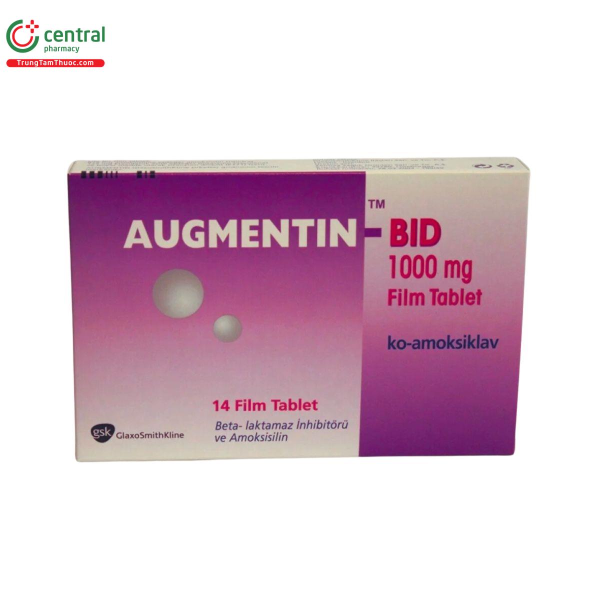 augmentin bid 1000mg 3 M5767