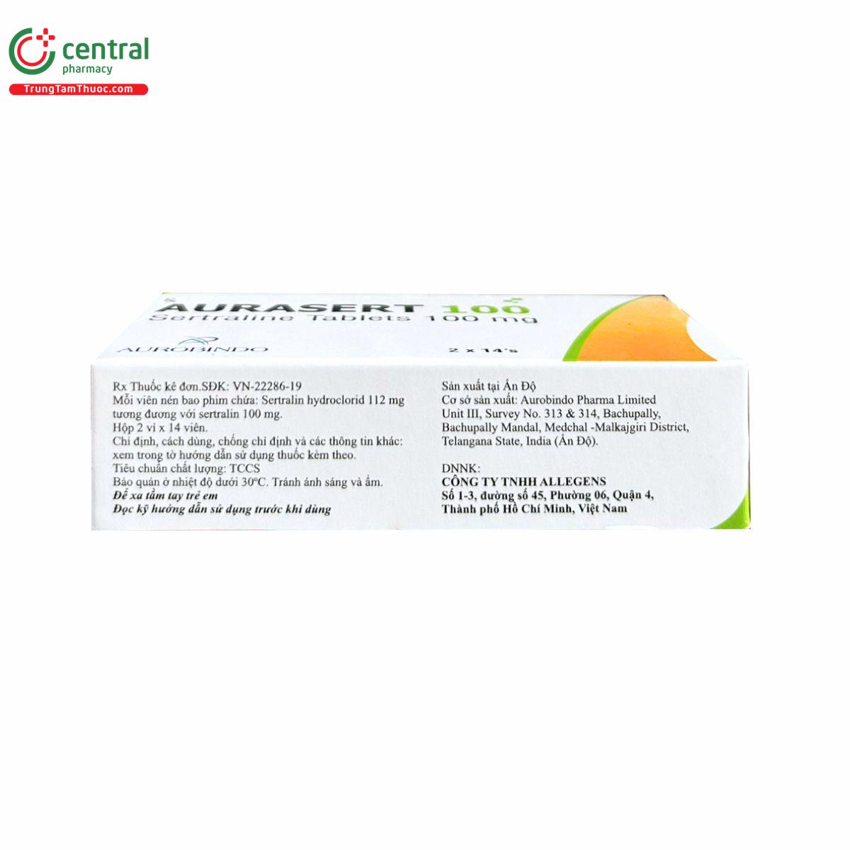 aurasert 100mg trungtamthuoc 4 J3223 aurasert 100mg trungtamthuoc 4 J3223