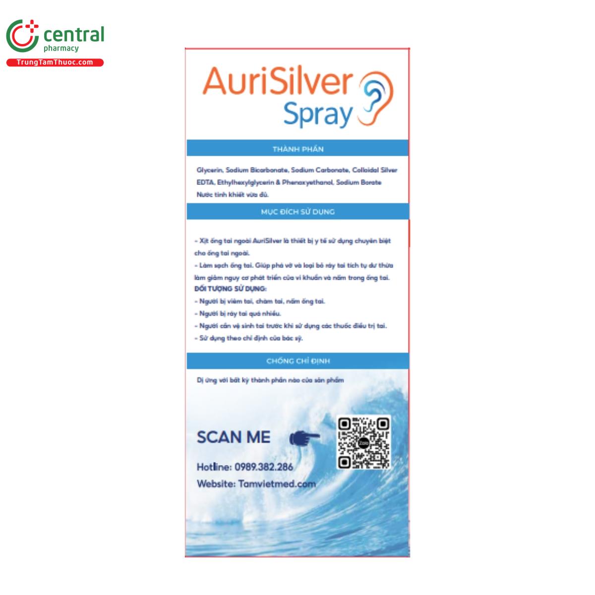 aurisilver spray 3 C1302