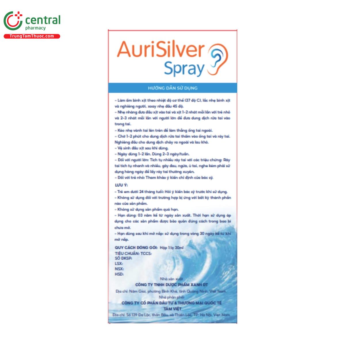 aurisilver spray 4 F2481