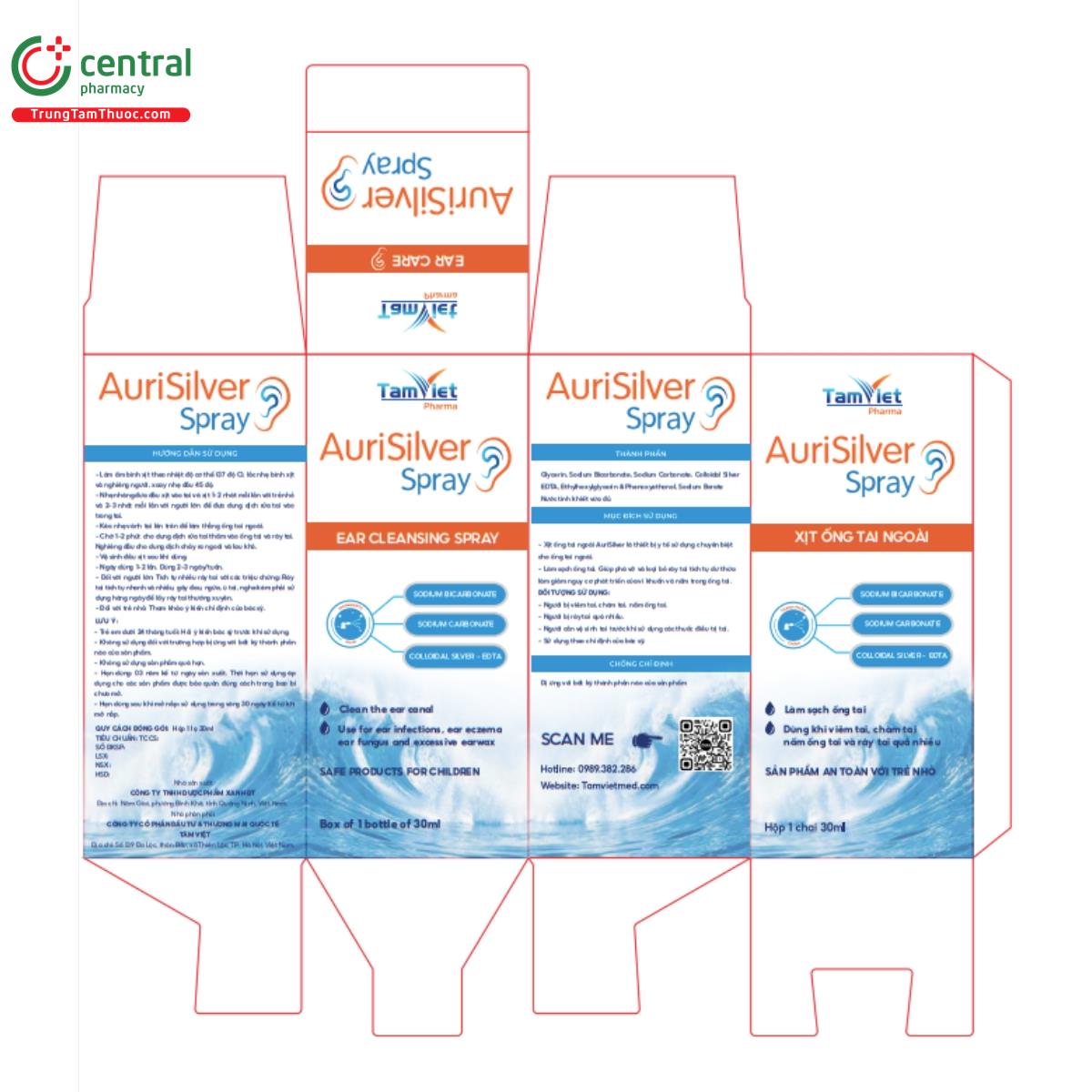 aurisilver spray 6 T7764
