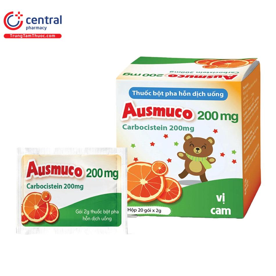 [CHÍNH HÃNG] Thuốc Ausmuco 200mg làm tiêu đơm, loãng đờm