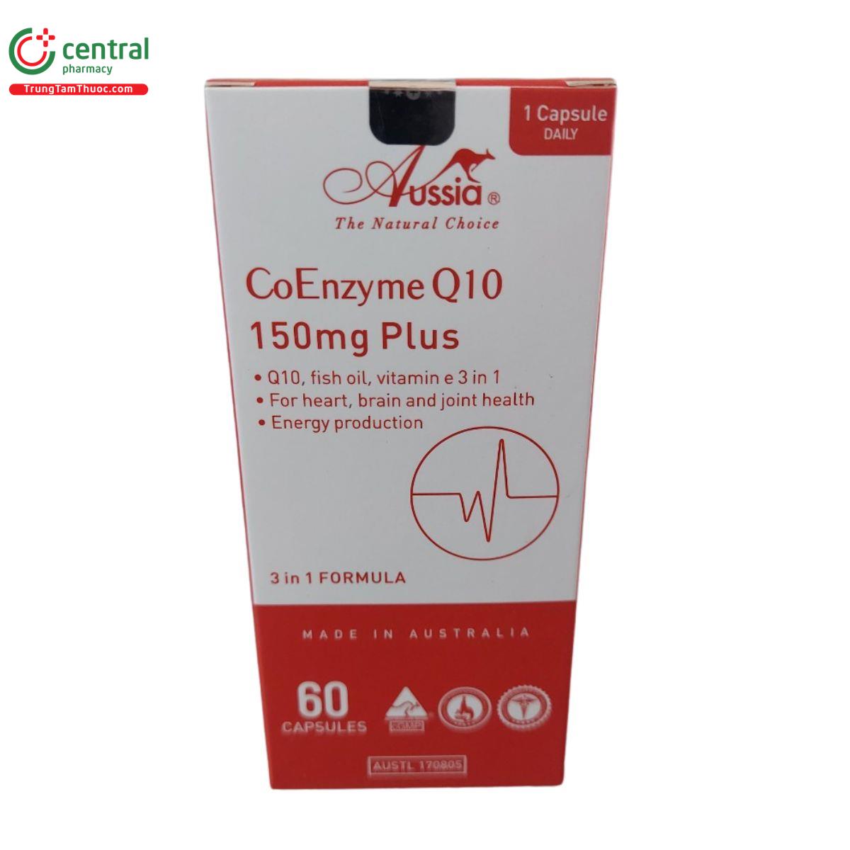 aussia coenzyme q10 150mg plus 60 vien 8 T8087