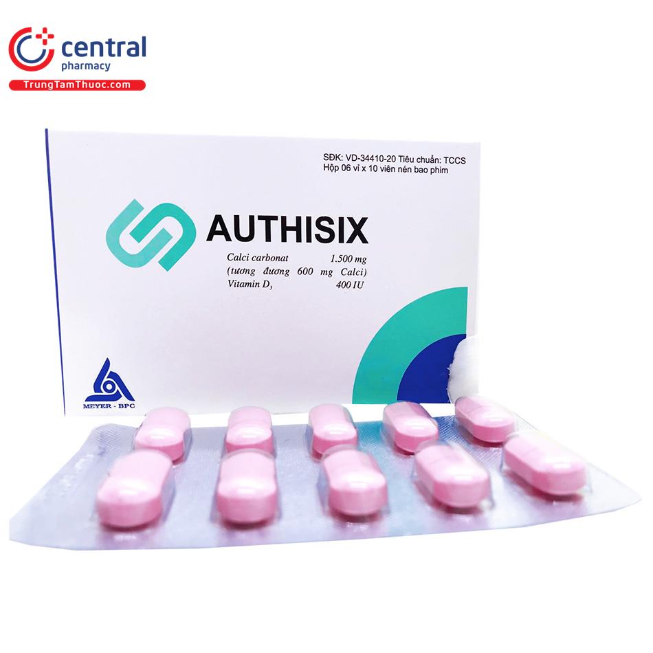 [CHÍNH HÃNG] Thuốc Authisix 1500mg phòng ngừa và điều trị loãng xương
