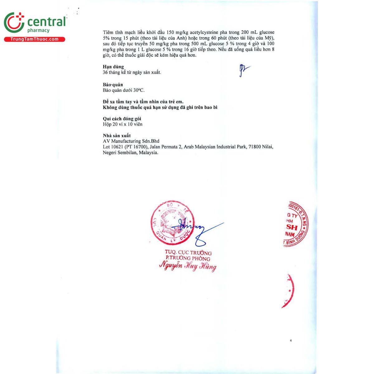 avadol 500mg 8 D1155