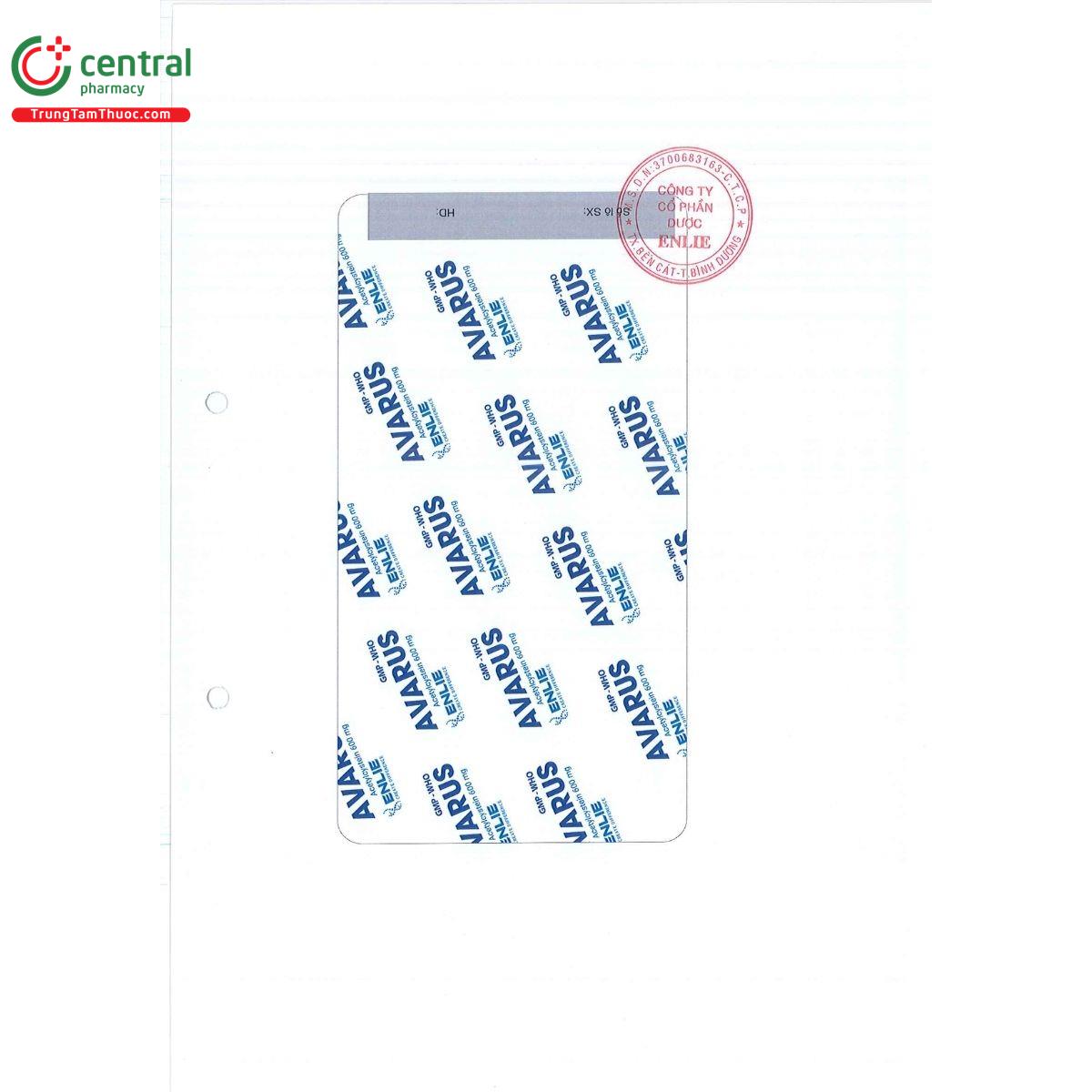 avarus 600mg 1 U8452