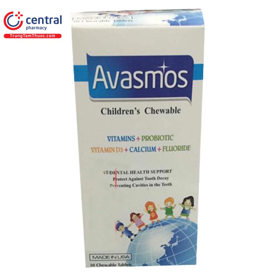 [CHÍNH HÃNG] Thuốc Avasmos (lọ 30 viên) của Mỹ - Bảo vệ răng miệng