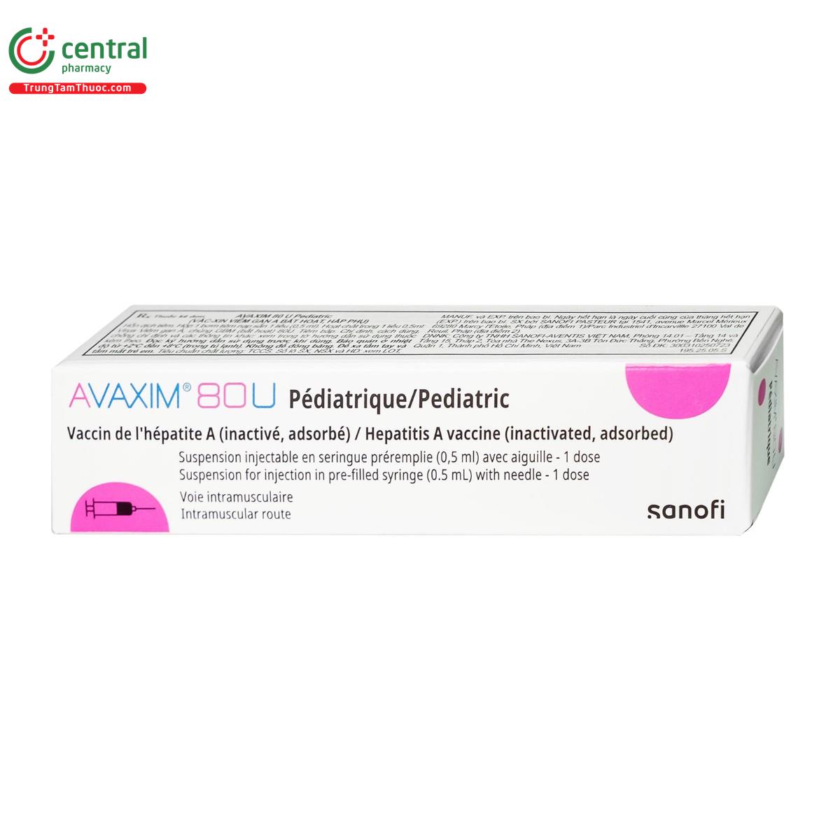 avaxim 80u pediatric 1 U8471