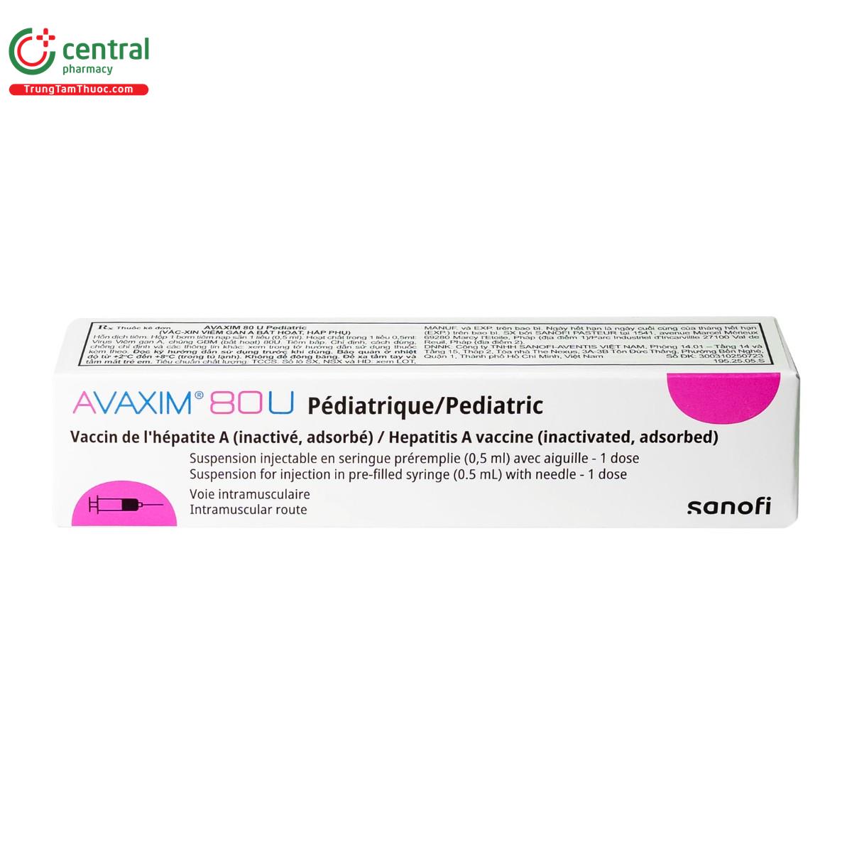 avaxim 80u pediatric A0567