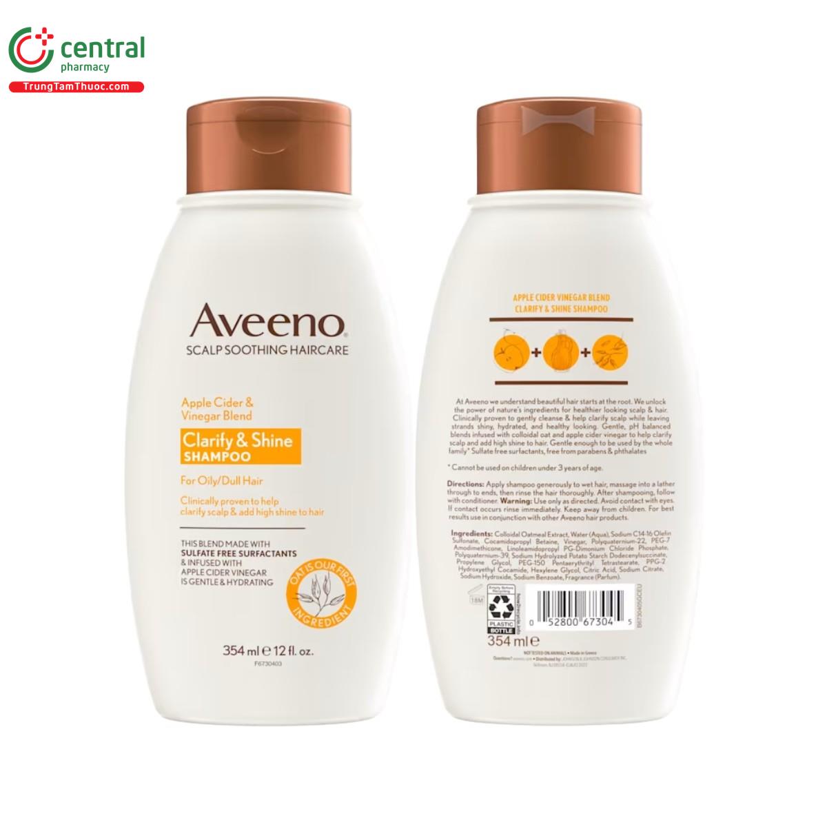 aveeno clarify shine shampoo 3 M5670