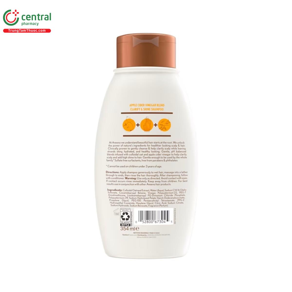 aveeno clarify shine shampoo 4 I3120