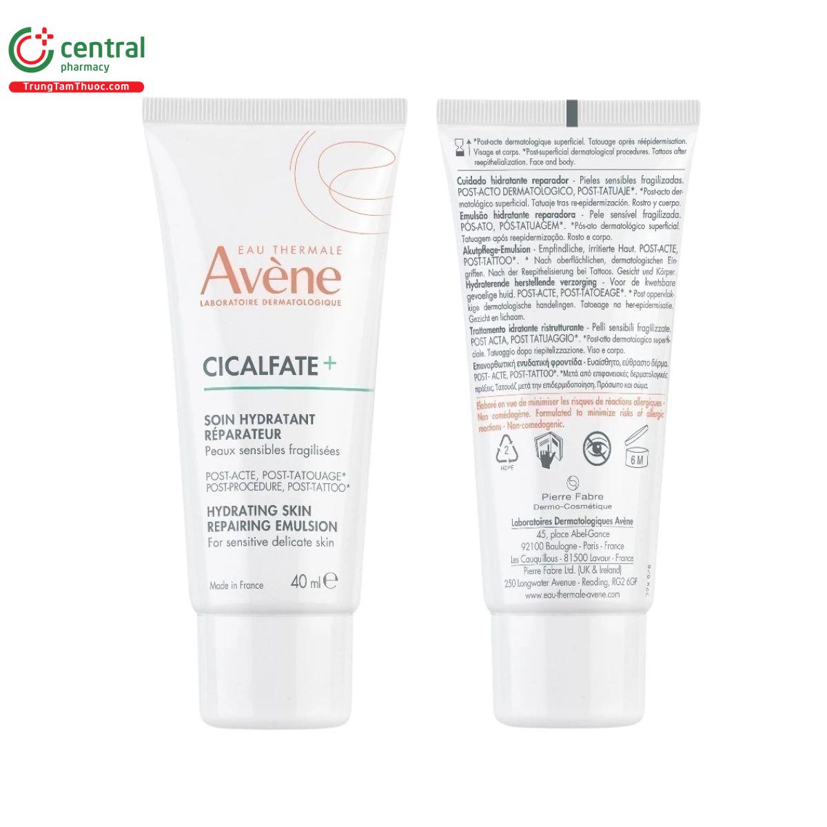 avene cicalfate hydrating skin recovery emulsion 4 C1232 avene cicalfate hydrating skin recovery emulsion 4 C1232