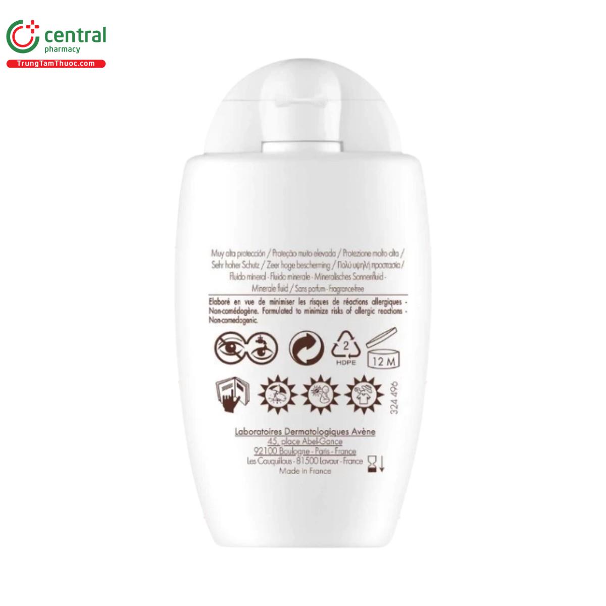 avene very high protection mineral fluid spf50 5 E1402