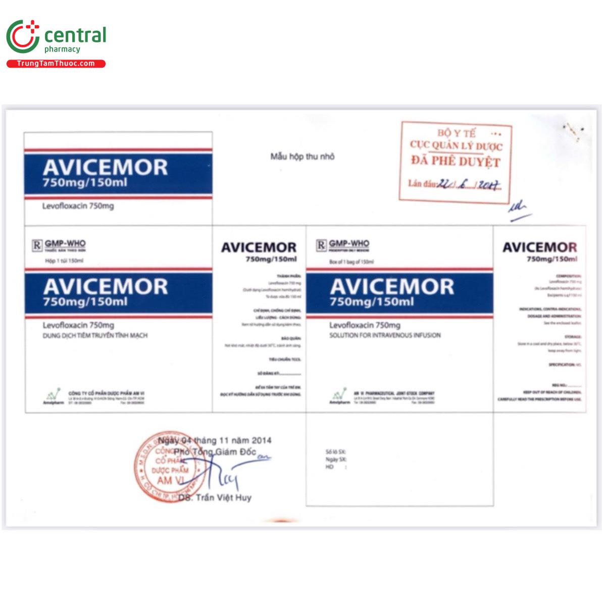 avicemor hdsd 1 H2452