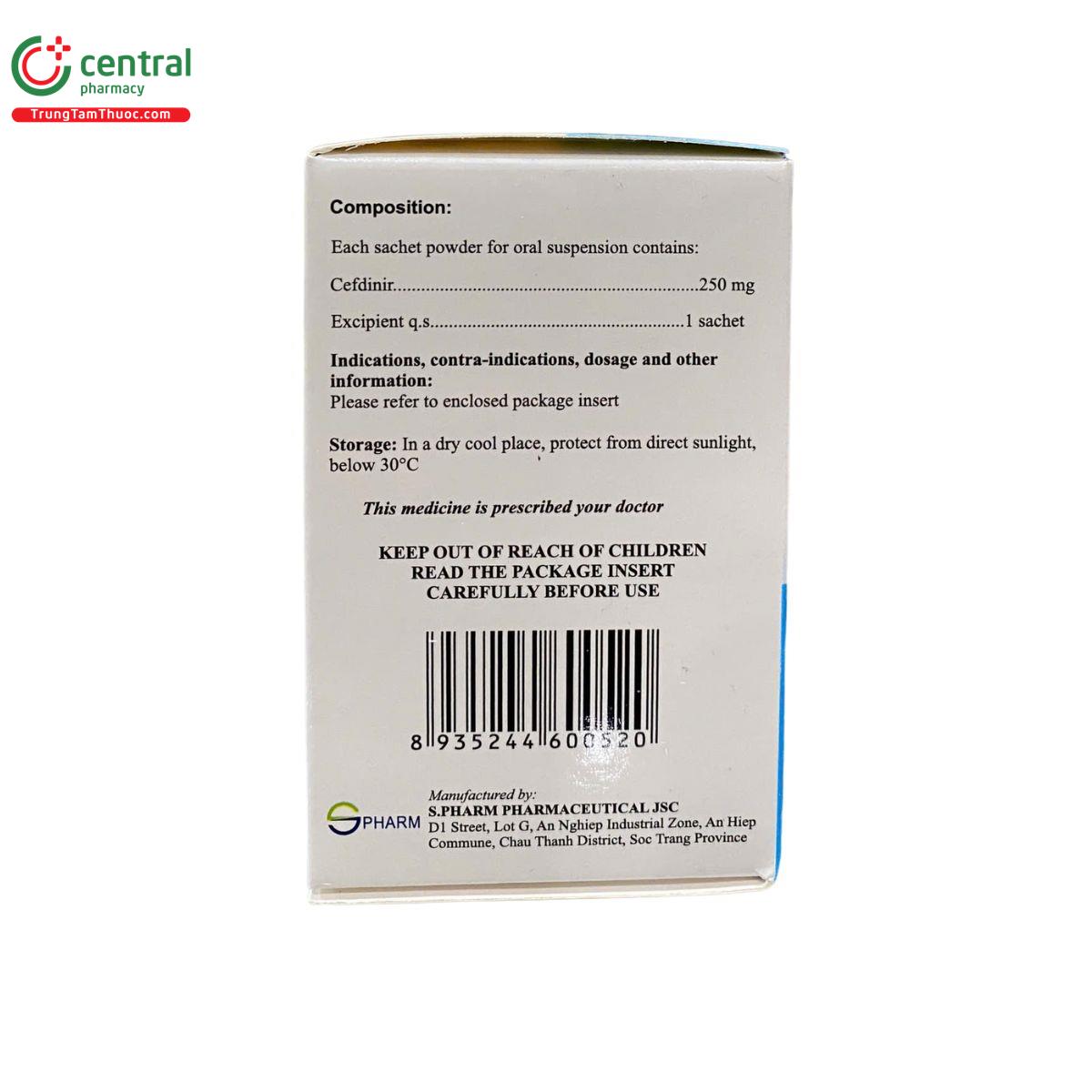 avis cefdinir 250mg 6 G2830