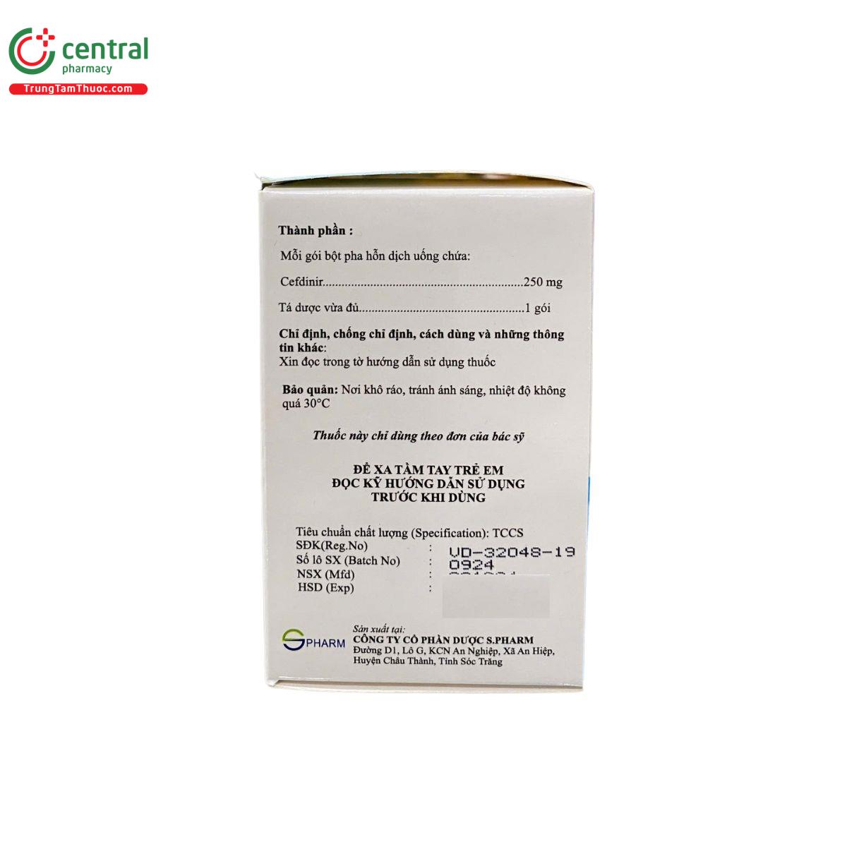 avis cefdinir 250mg 7 M5566