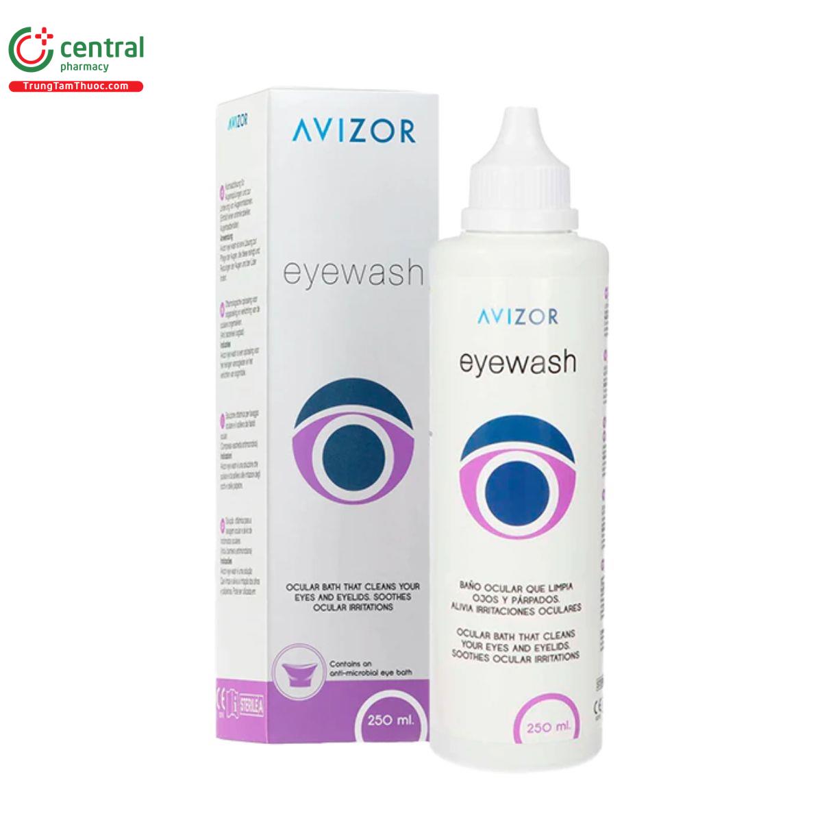 avizor eyewash 250ml 3 T8720