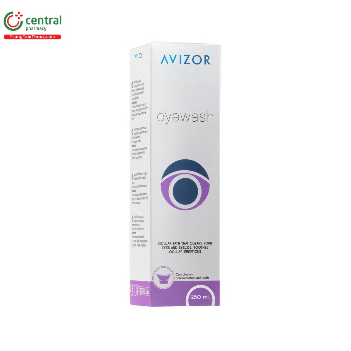 avizor eyewash 250ml 6 O6432