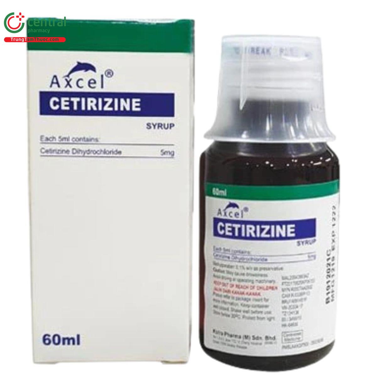 axcel cetirizine syrup 5mg 5ml 6 F2355