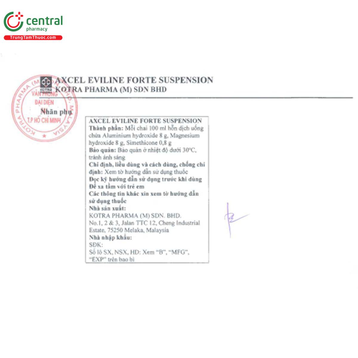 axcel eviline forte suspension 4 L4062 axcel eviline forte suspension 4 L4062