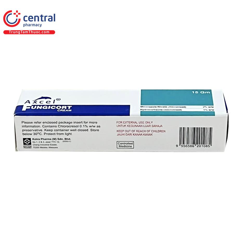 axcel fungicort cream 15g 7 N5321