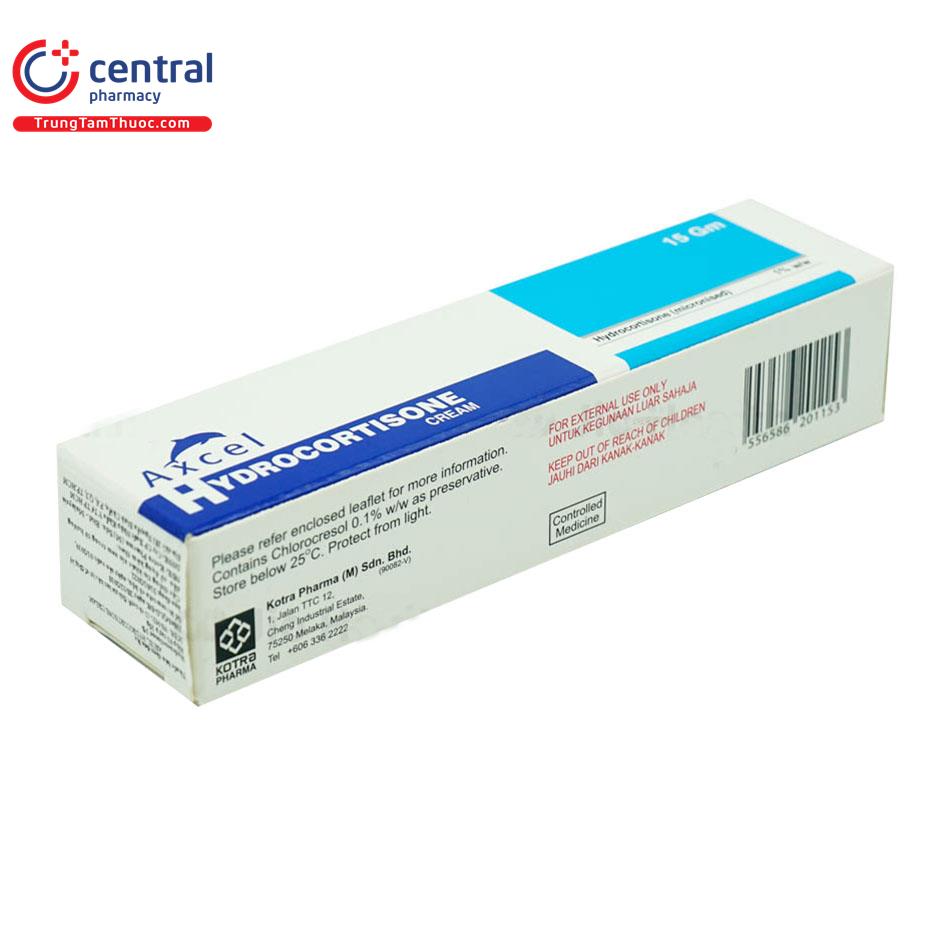 axcel hydrocortisone cream 15g 5 U8728