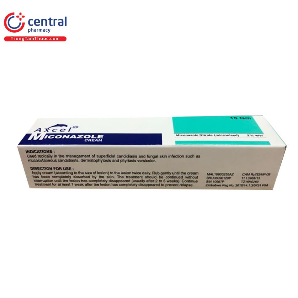 axcel miconazole cream 8 N5376