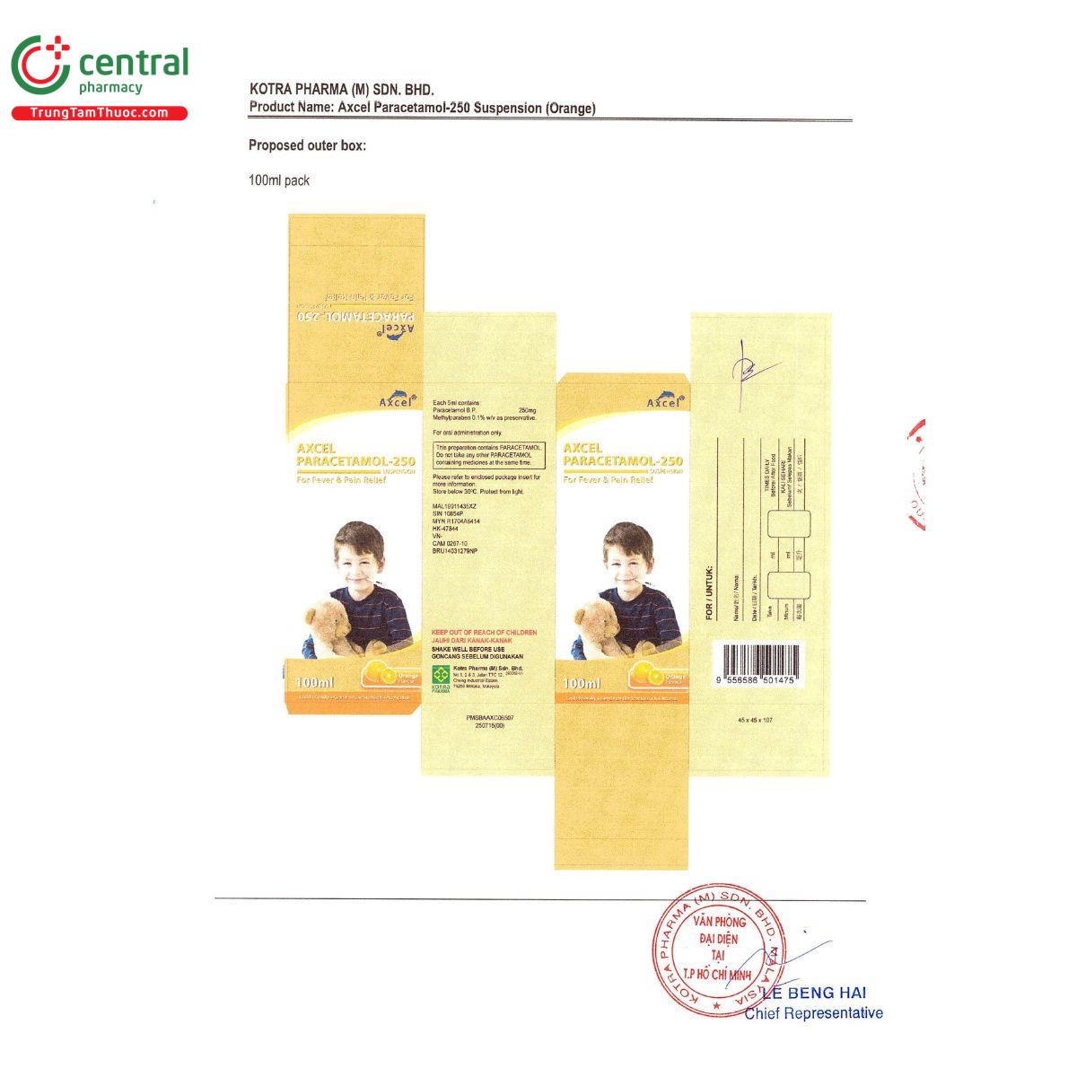 axcel paracetamol 250 suspention orange 5 T7037 axcel paracetamol 250 suspention orange 5 T7037