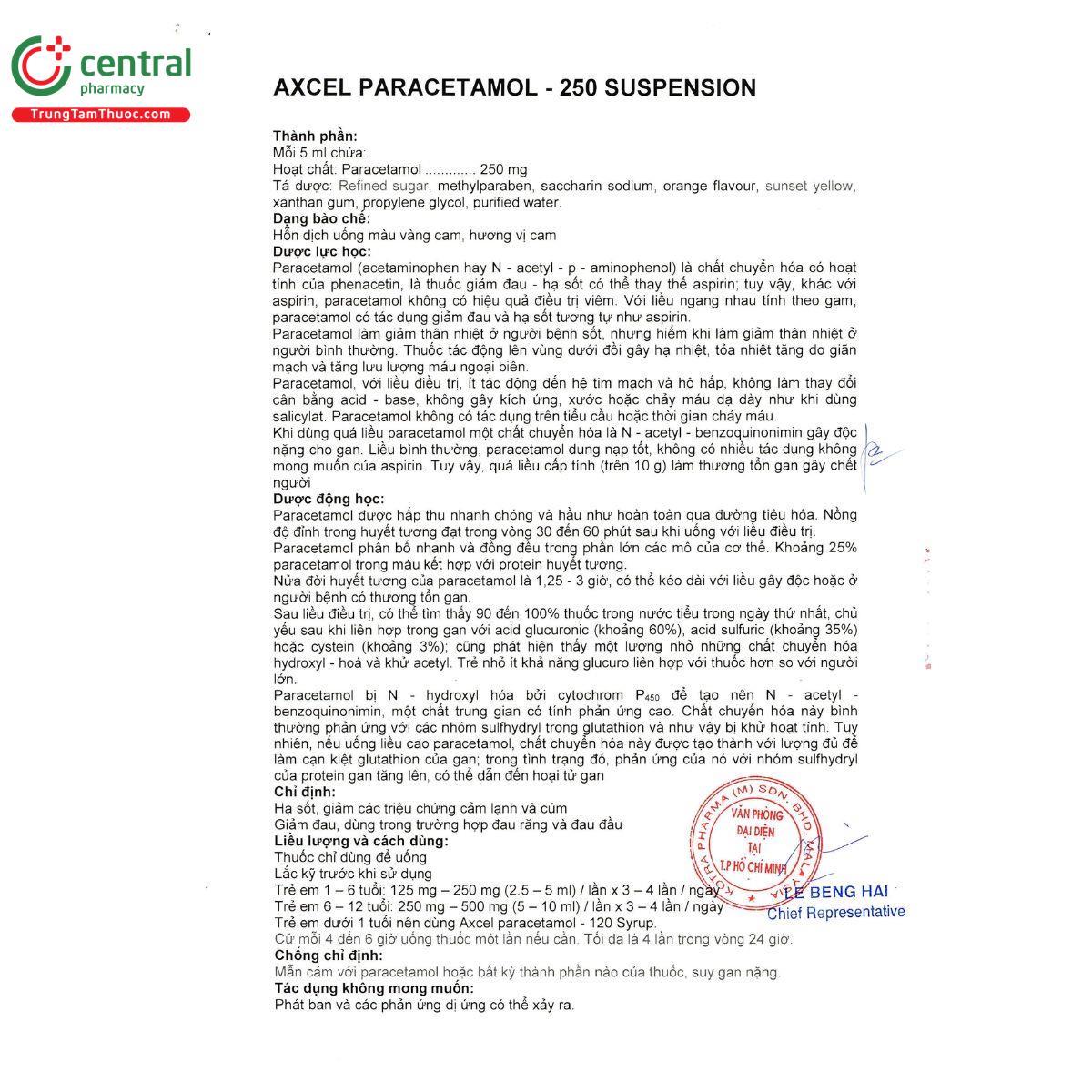 axcel paracetamol 250 suspention orange 8 G2631 axcel paracetamol 250 suspention orange 8 G2631