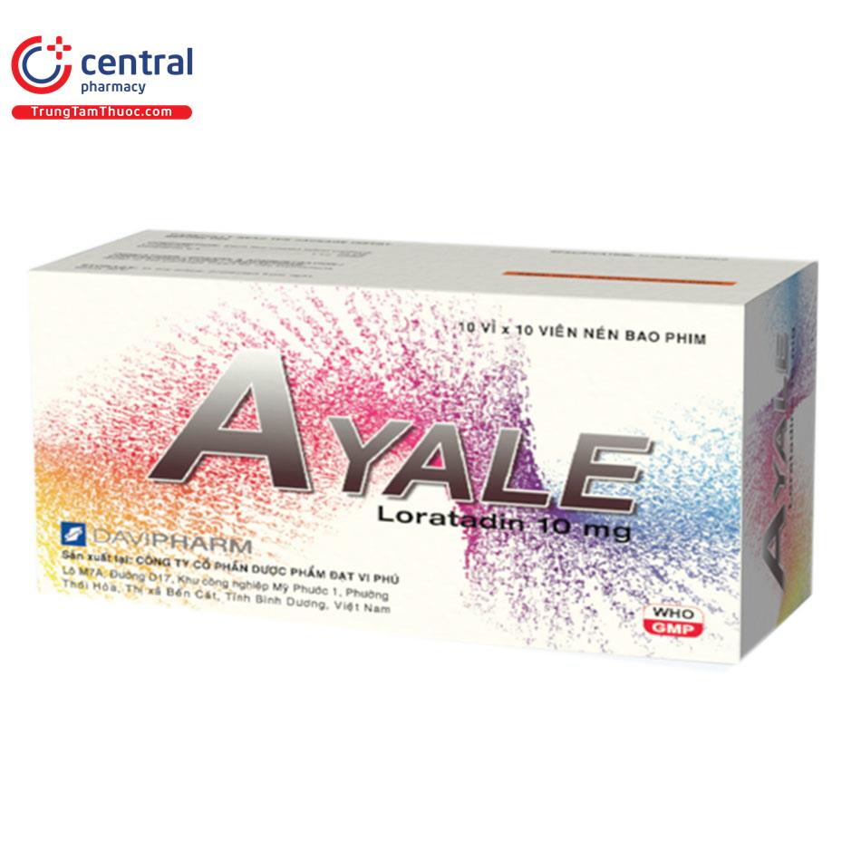 Thuốc Ayale 10mg điều trị viêm mũi dị ứng, viêm kết mạc dị ứng