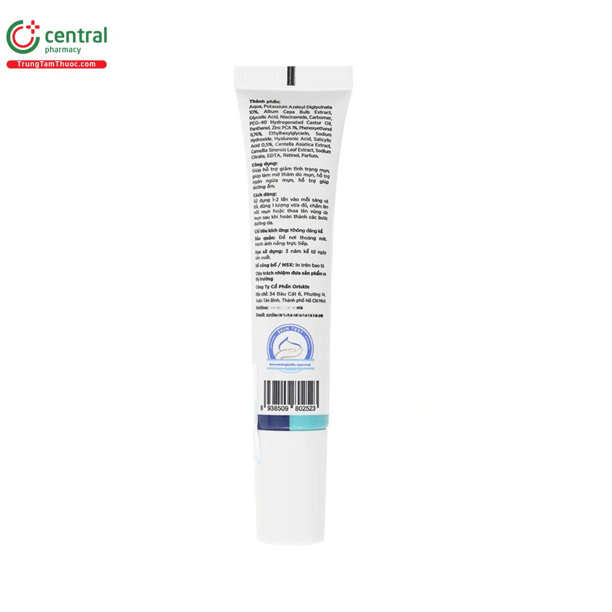 azderma zincerra acne gel 7 N5426 azderma zincerra acne gel 7 N5426