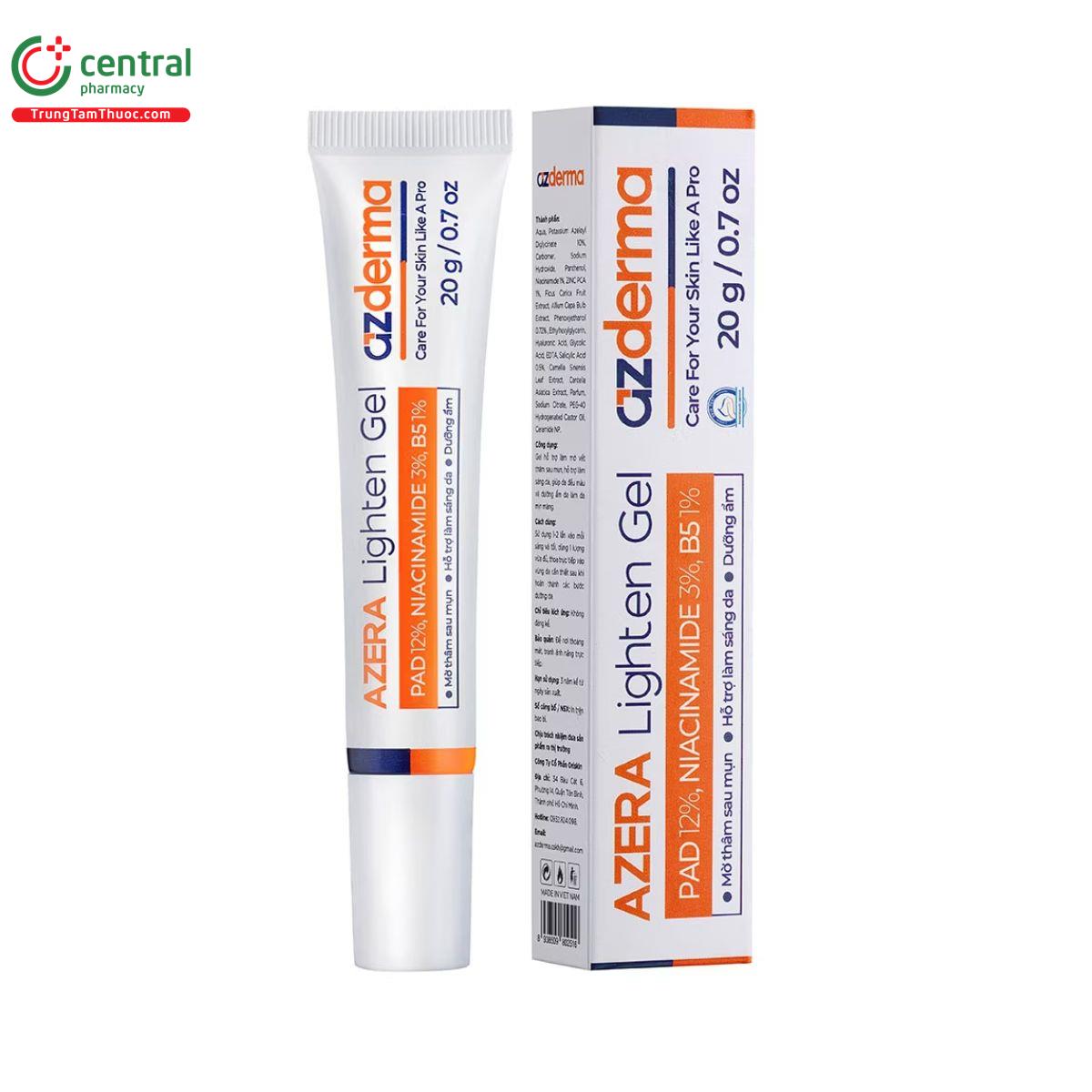 azera lighten gel azderma 2 B0258 azera lighten gel azderma 2 B0258