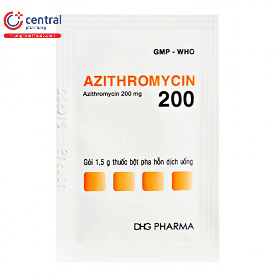azithromycin 200mg dhg pharma 14 B0058