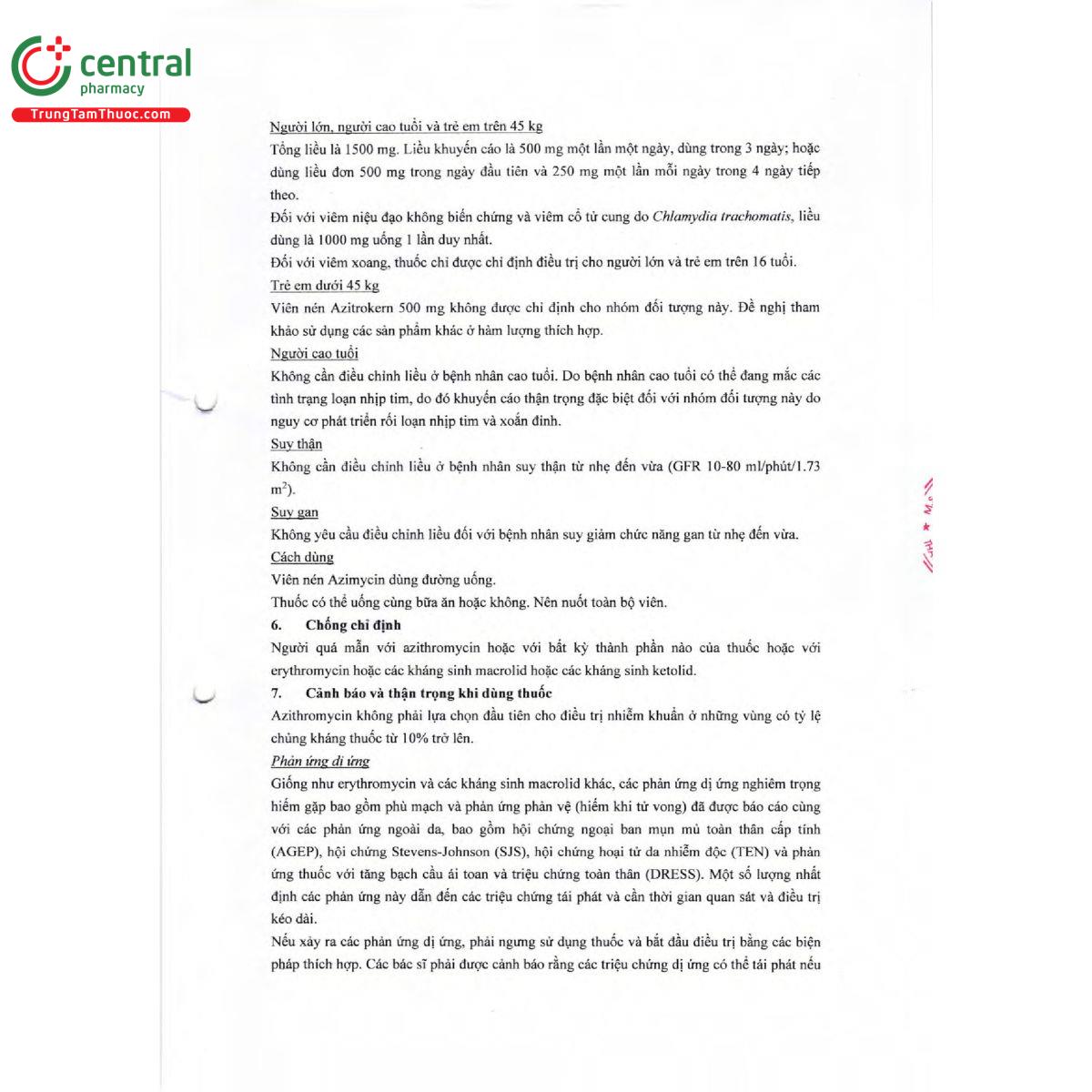 azitrokern 500 5 L4748