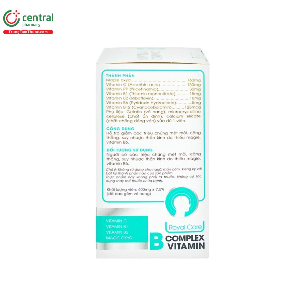 b complex vitamin royal care 4 F2043