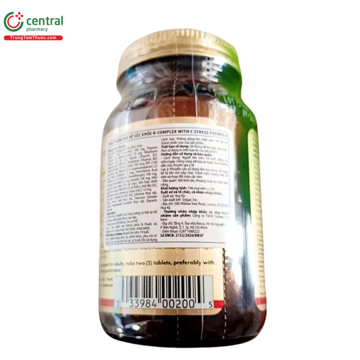 b complex with vitamin c stress formula 6 A0300