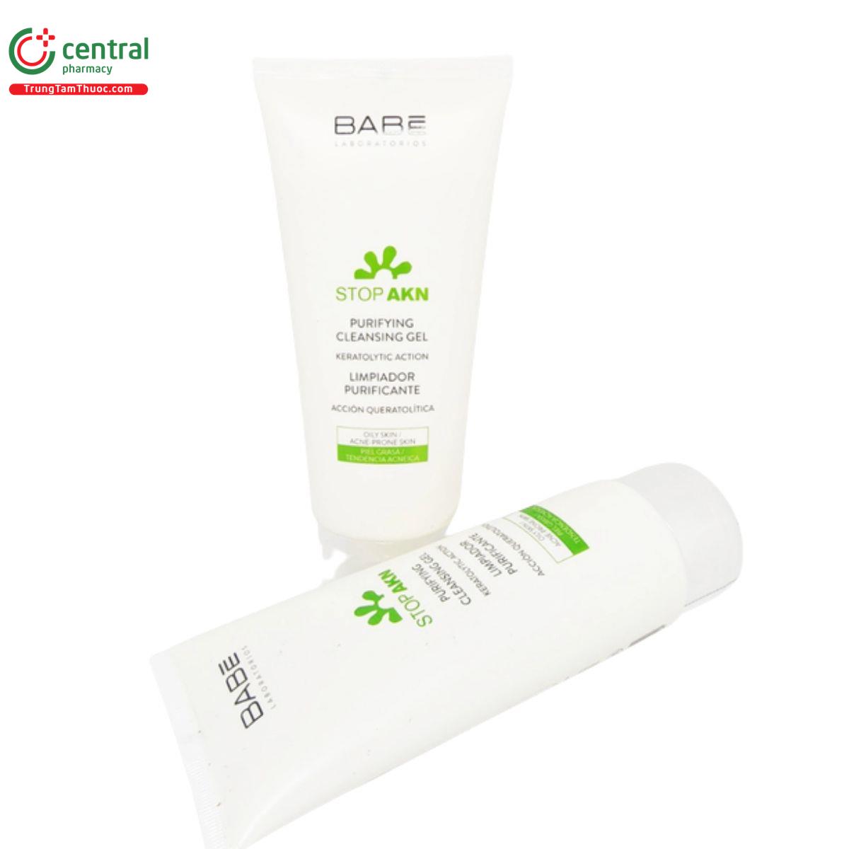 babe stop akn purifying cleansing gel 3 N5708