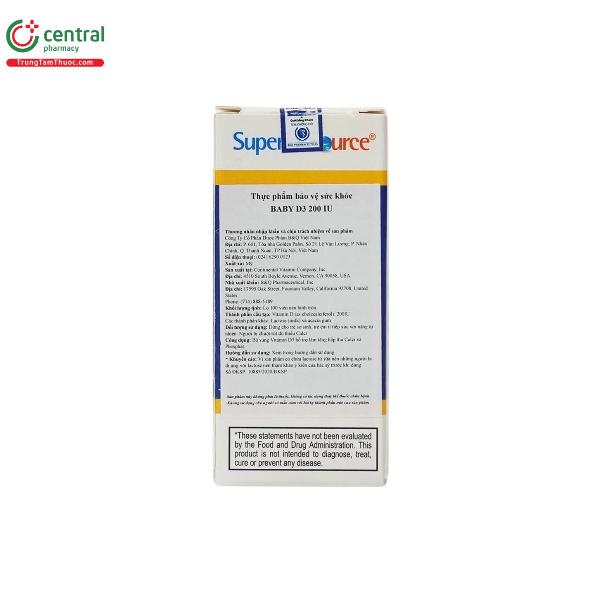 baby d3 200iu 3 D1845