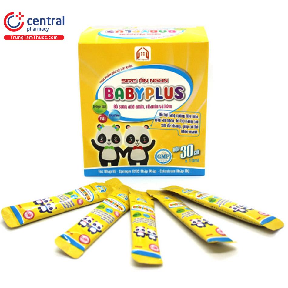 [CHÍNH HÃNG] Siro Baby Plus kích thích ăn ngon và tăng sức đề kháng