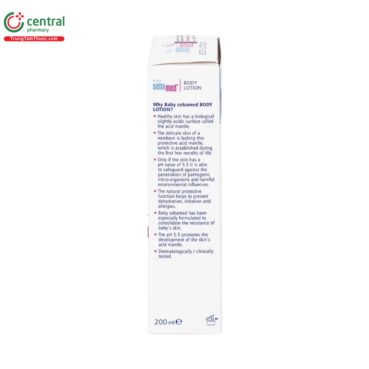 baby sebamed body lotion 10 H3651